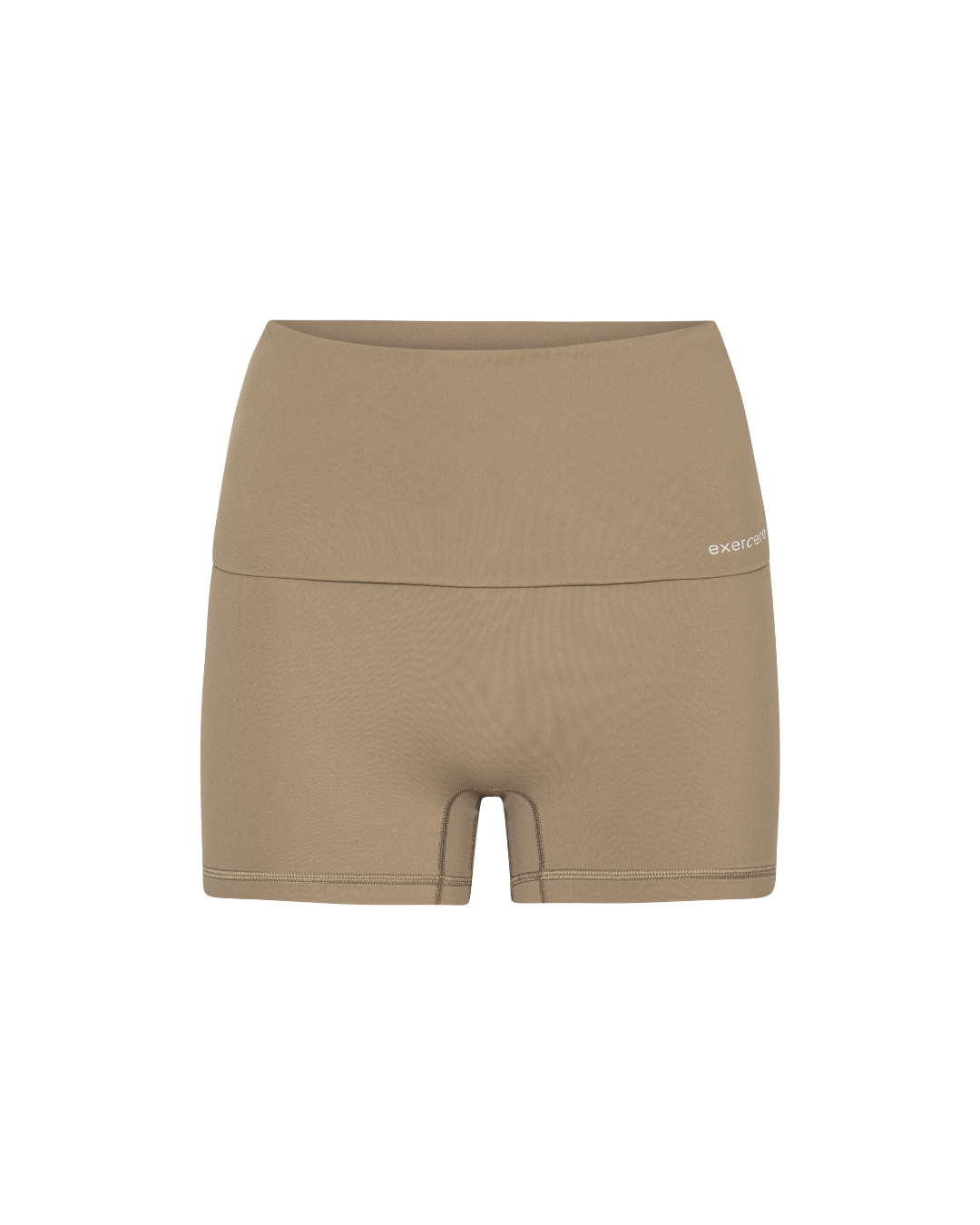 Neaty Fold Over Shorts - Sand Beige