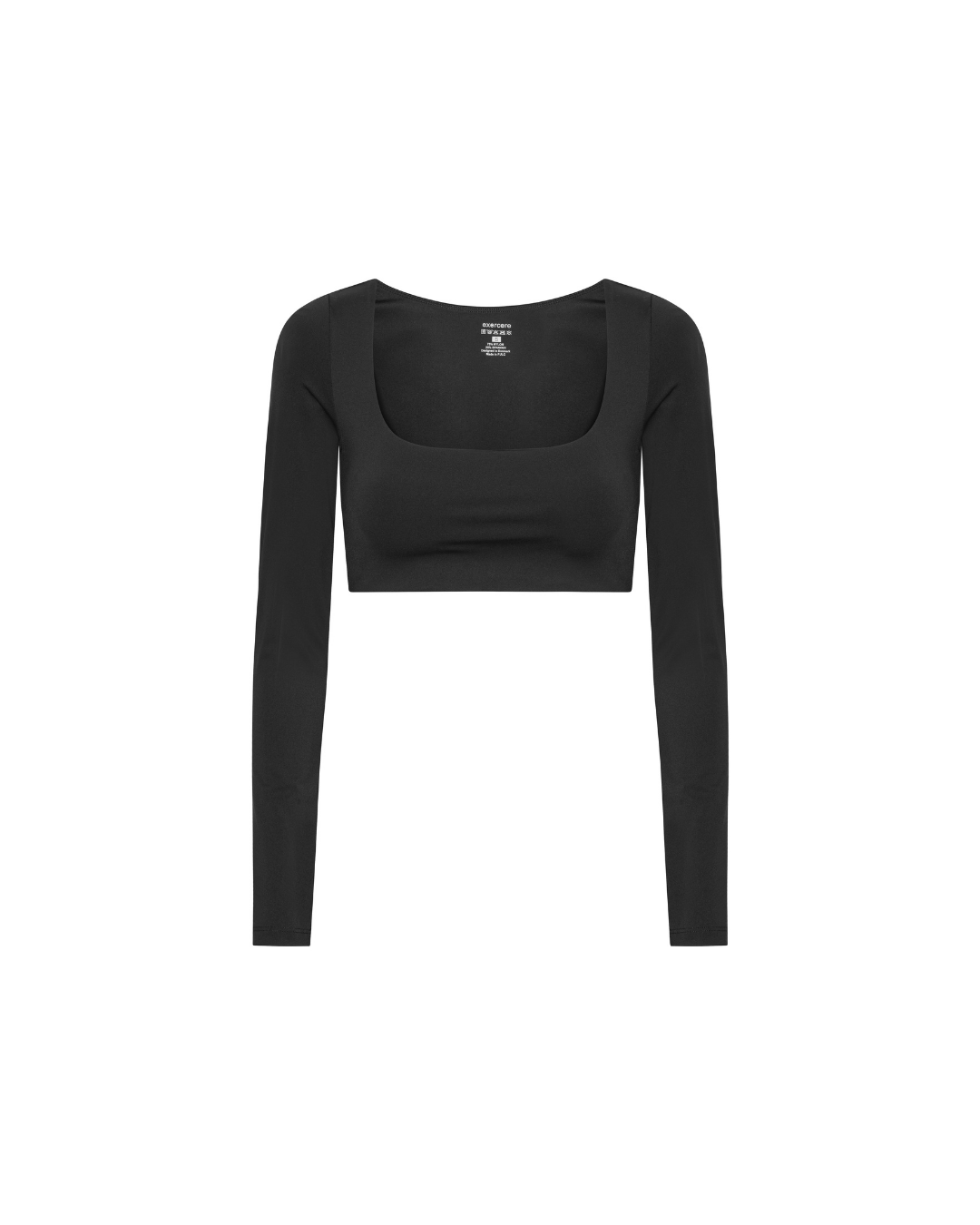 Cropped Long Sleeve - Black