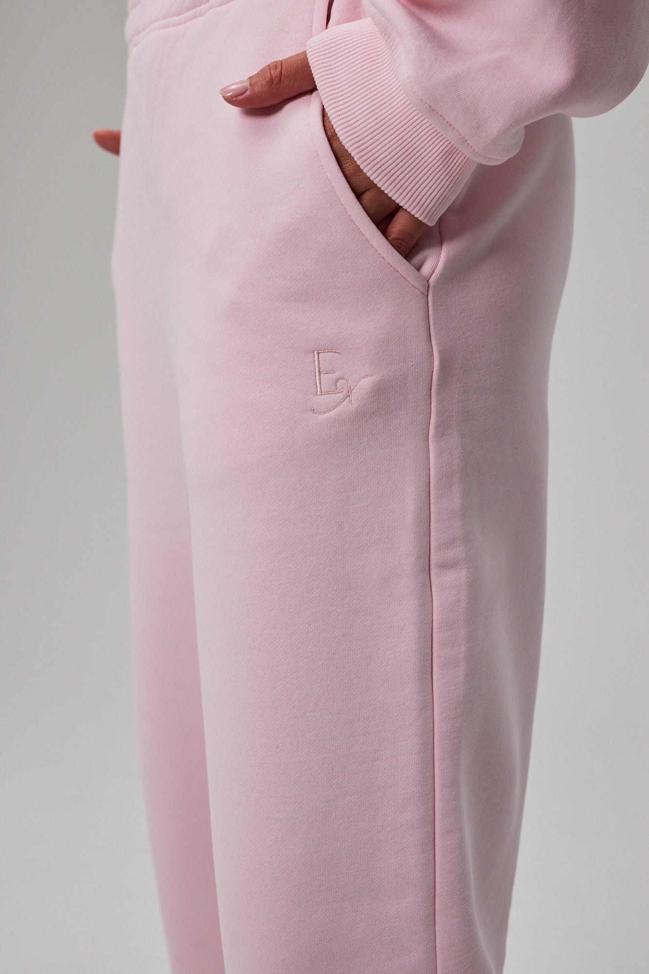 Wide Sweatpants - Soft Pink