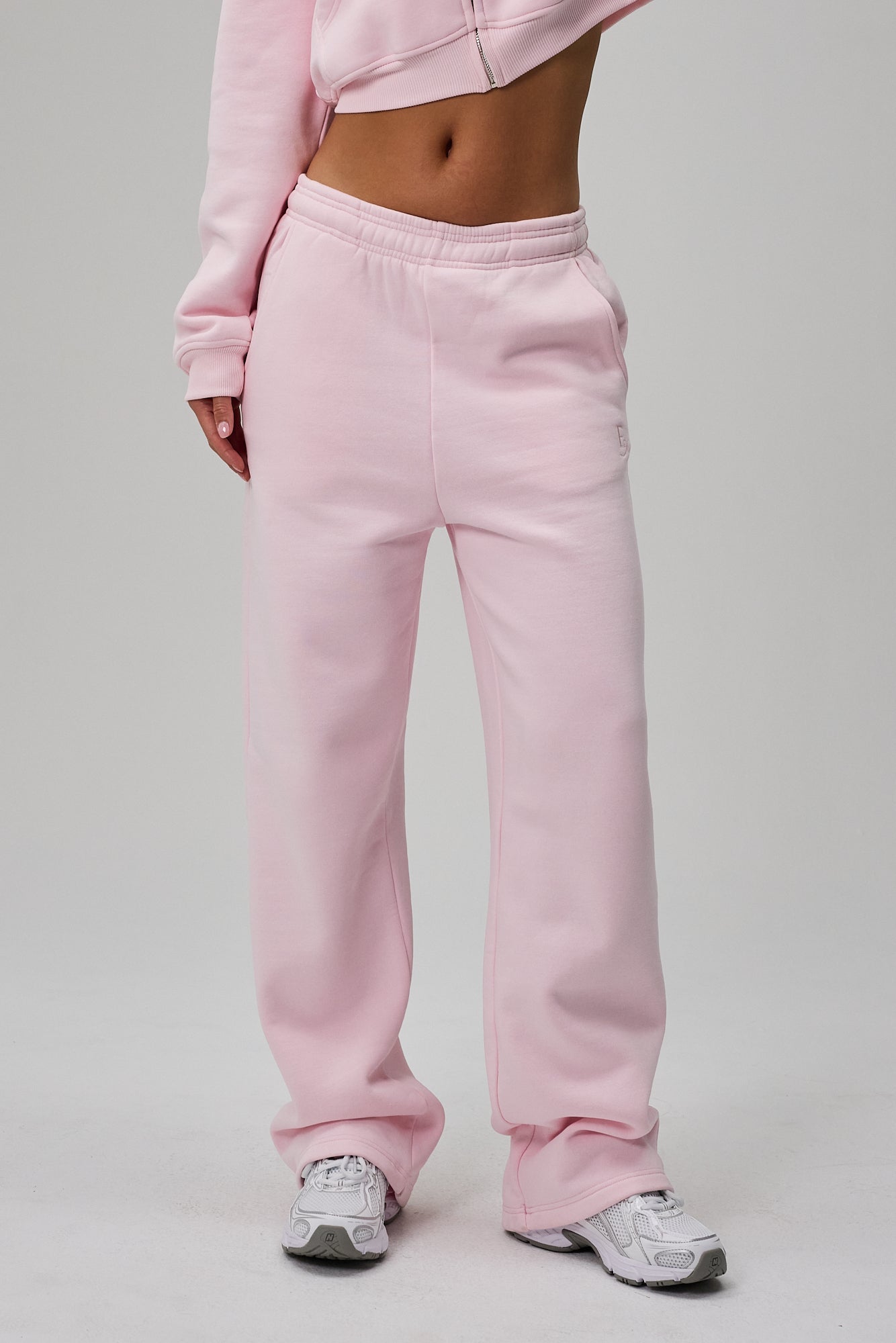 Wide Sweatpants - Soft Pink