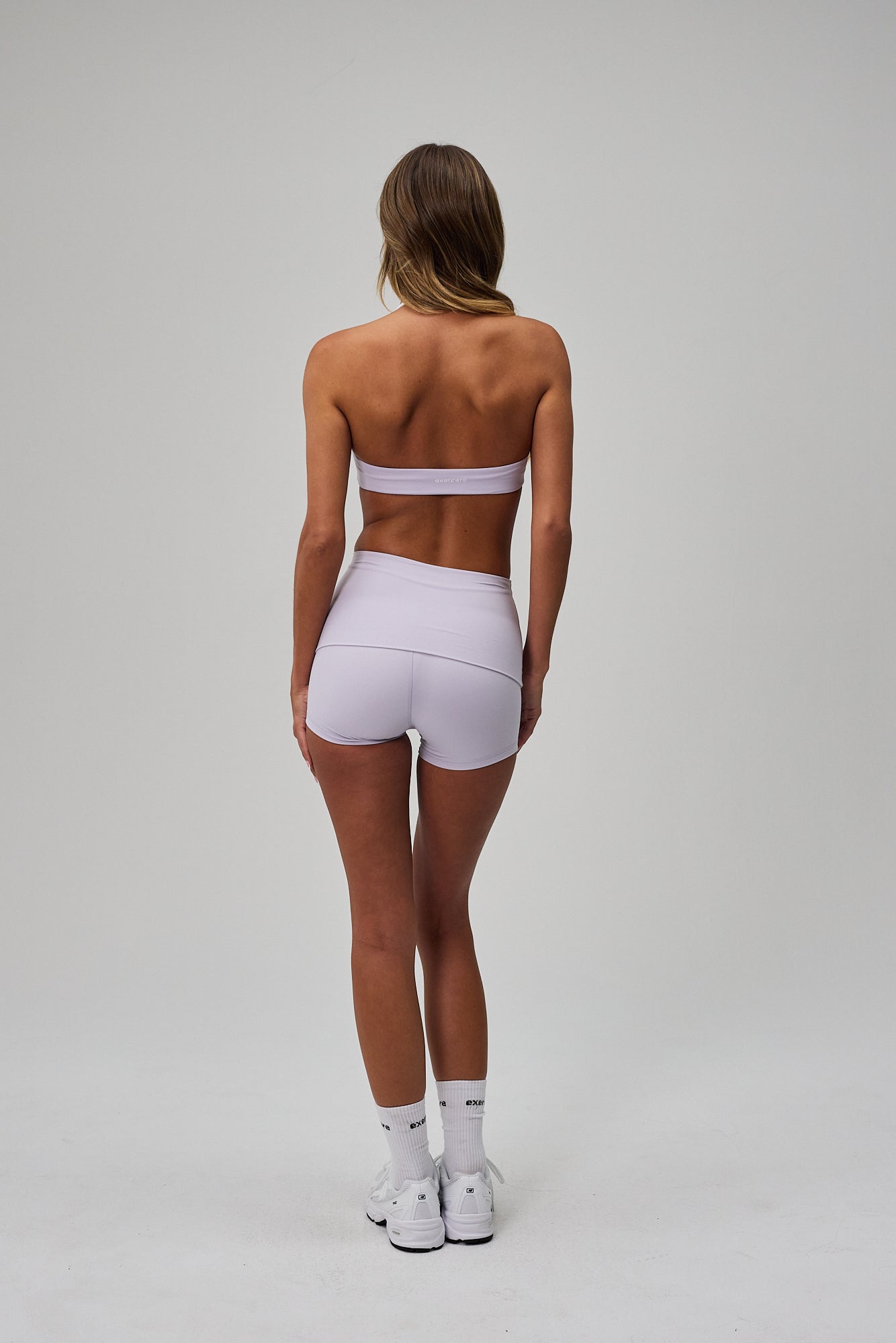 Neaty Fold Over Shorts - Lilac Mist