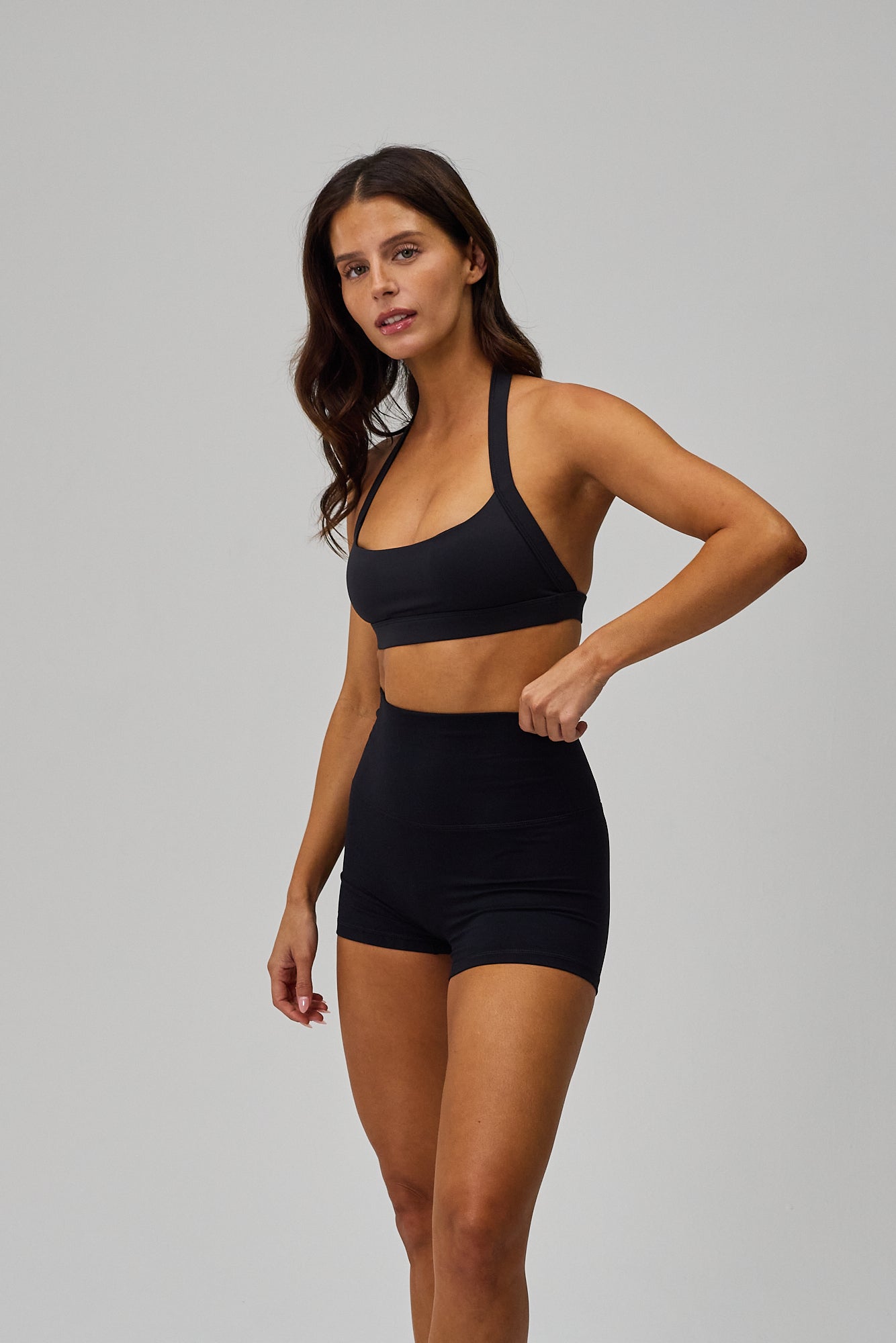 Mini Fleek Shorts - Black