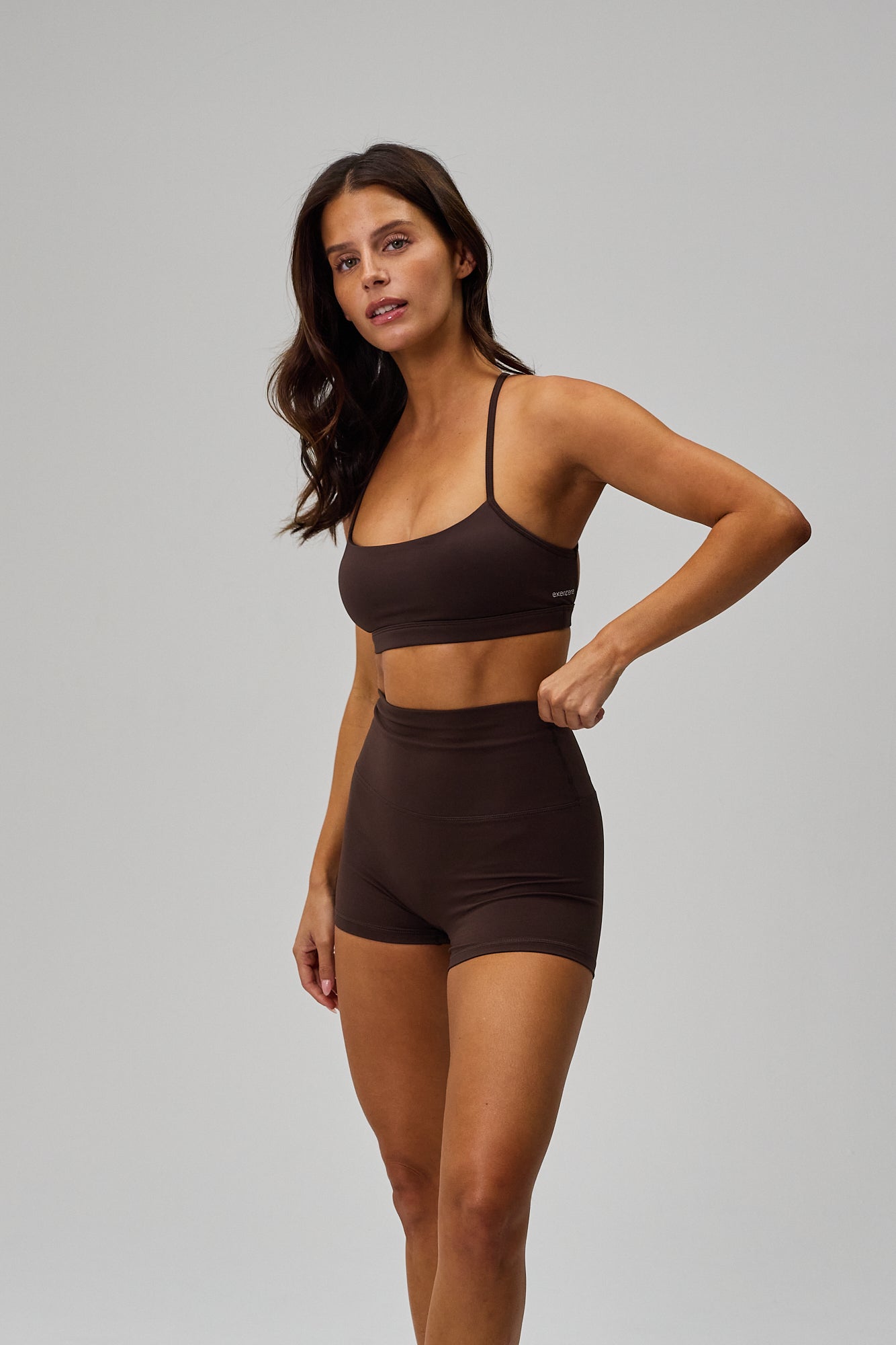 Mini Fleek Shorts - Pecan Brown