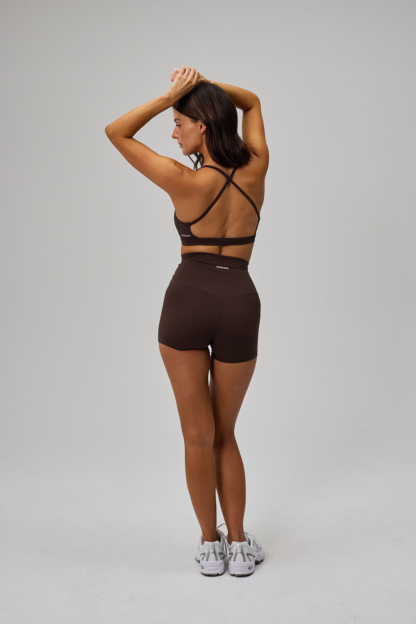 Mini Fleek Shorts - Pecan Brown