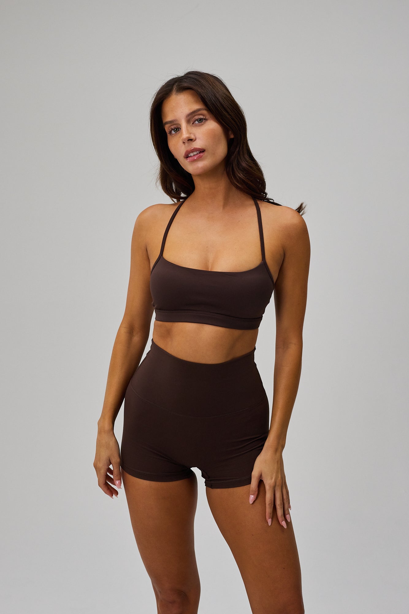 Active Bra - Pecan Brown
