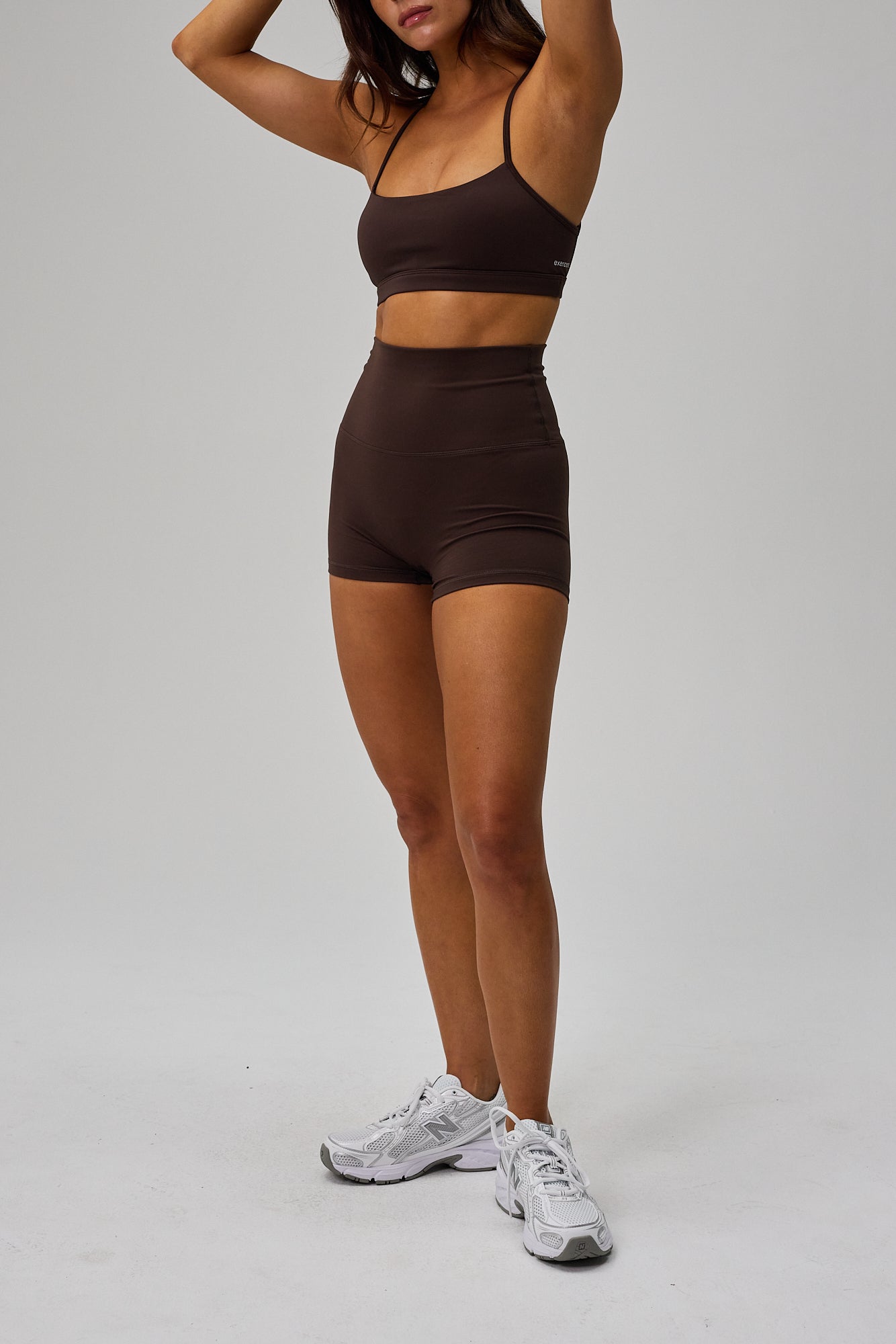 Mini Fleek Shorts - Pecan Brown
