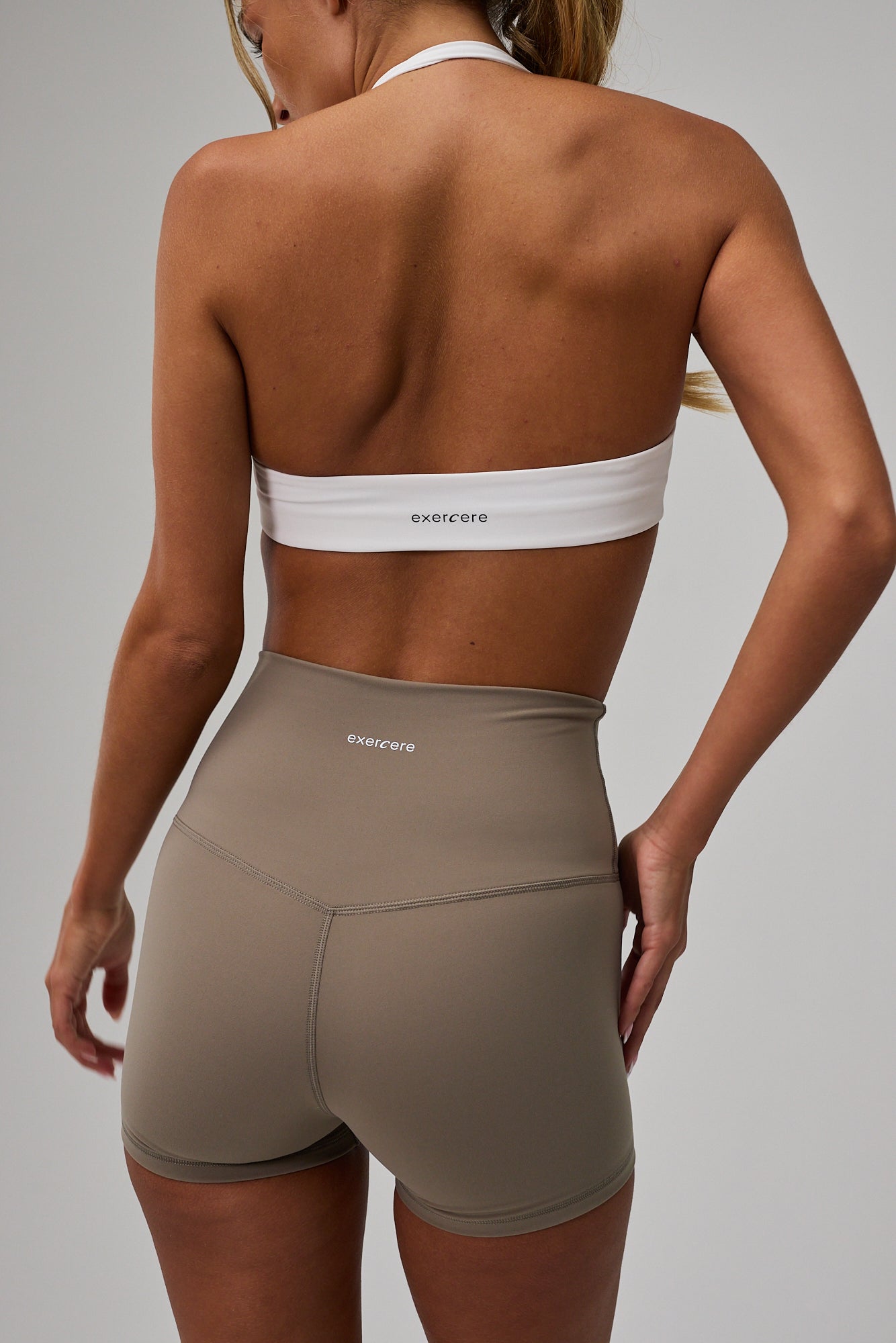 Mini Fleek Shorts - Sand Beige