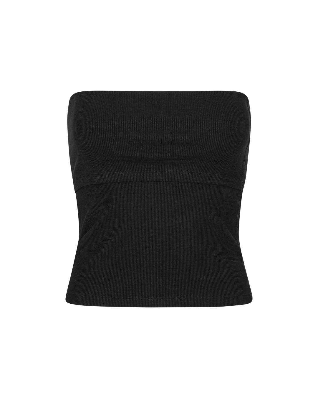 Rib Tube Top - Black